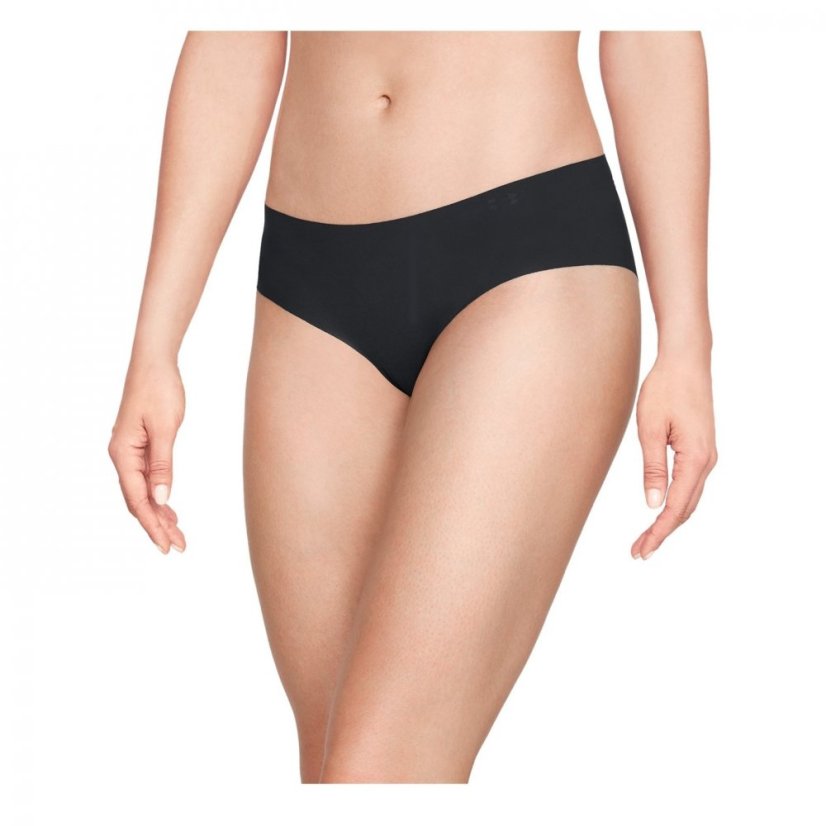 Under Armour 3 Pack Hipster Briefs Womens Black/Grey