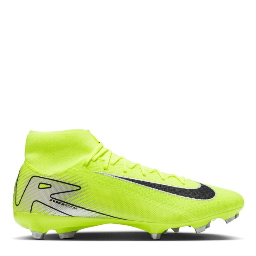 Nike Zoom Mercurial Superfly 10 Academy Adults Firm Ground Football Boots Volt/Black