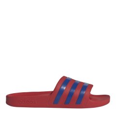 adidas Men's Adilette Aqua Slider Better Scarlet