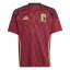 adidas Belgium Home Shirt 2024 Juniors Burgendy