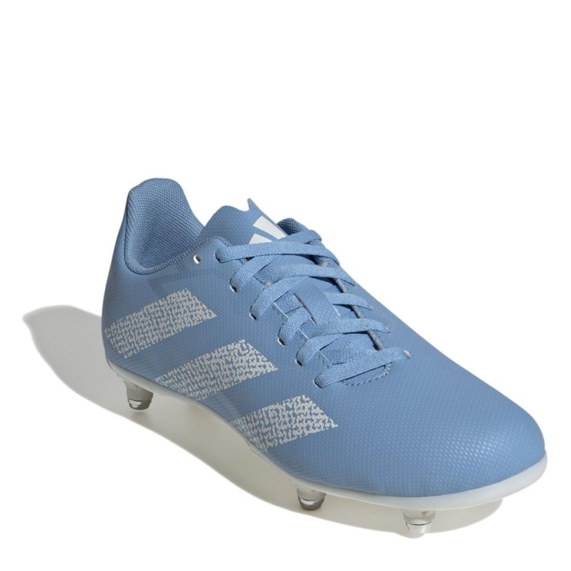 adidas Rugby Junior SG Boots Blue/White