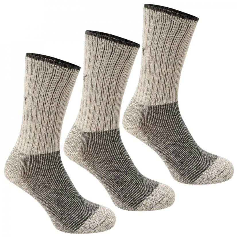 Karrimor Heavyweight Boot Sock 3 Pack Ladies Beige