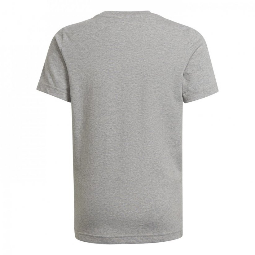 adidas Essentials T-Shirt Juniors Greyh/Black