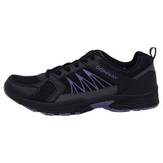 Donnay Alex Ladies Trainers Black/Lt Purple