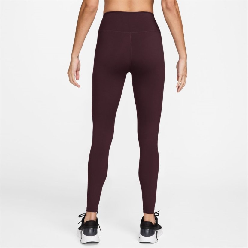 Nike One High-Rise Tights Womens Burgundy Crush