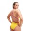 Speedo Training Solid Vback Swimsuit Womens Yellow/Pink