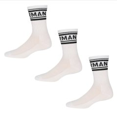 Ben Sherman Ben Sherman 3 Pack Sport Socks Mens White