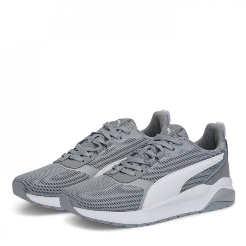 Puma Anzarun Trainers Mens Grey/White