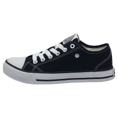 Dunlop Canvas Low Ladies Trainers Black