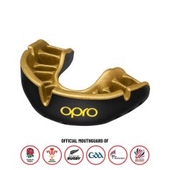 Opro Gold Self Fit 00 Black/Gold
