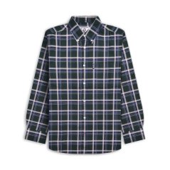 Lambretta Sleeve Check Shirt Green/Navy