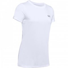 Under Armour Armour Tech Ssc - Solid Gym Top Womens White