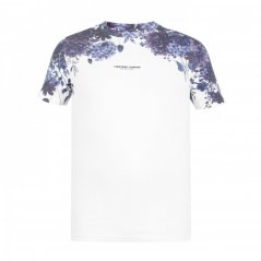 Firetrap Sub T Shirt Mens White Floral