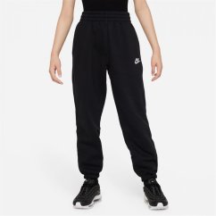 Nike Sportswear Club Fleece Big Kids' (Girls') Loose Pants Black/White