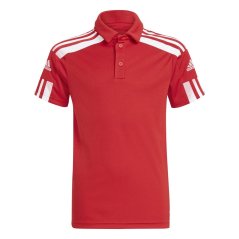 adidas Squadra 21 Polo Shirt Pwr Red/White