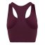 USA Pro UP Seamless Crop Sports Bra Dark Cherry