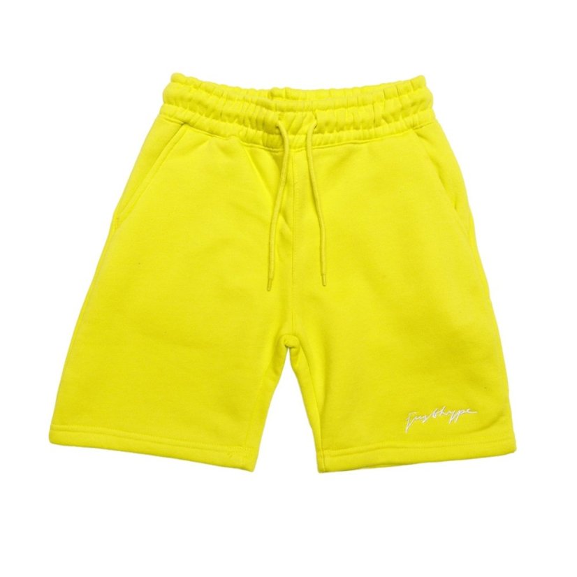 Hype Unisex Kids' Oversized Jersey Jogger Shorts Lime