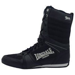 Lonsdale Contender Boxing Boots Mens Black/White