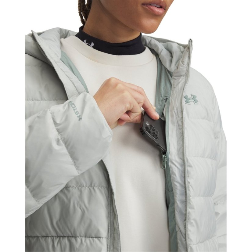 Under Armour Women's Legend Hooded Down Jacket Green