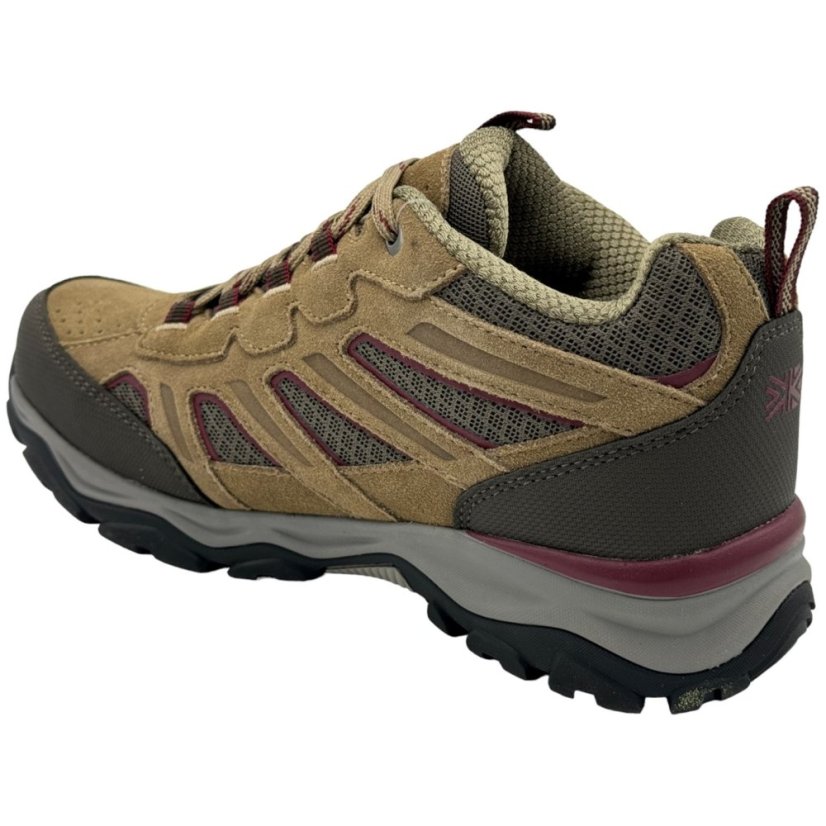 Karrimor Mount Low Ladies Waterproof Walking Shoes Brown