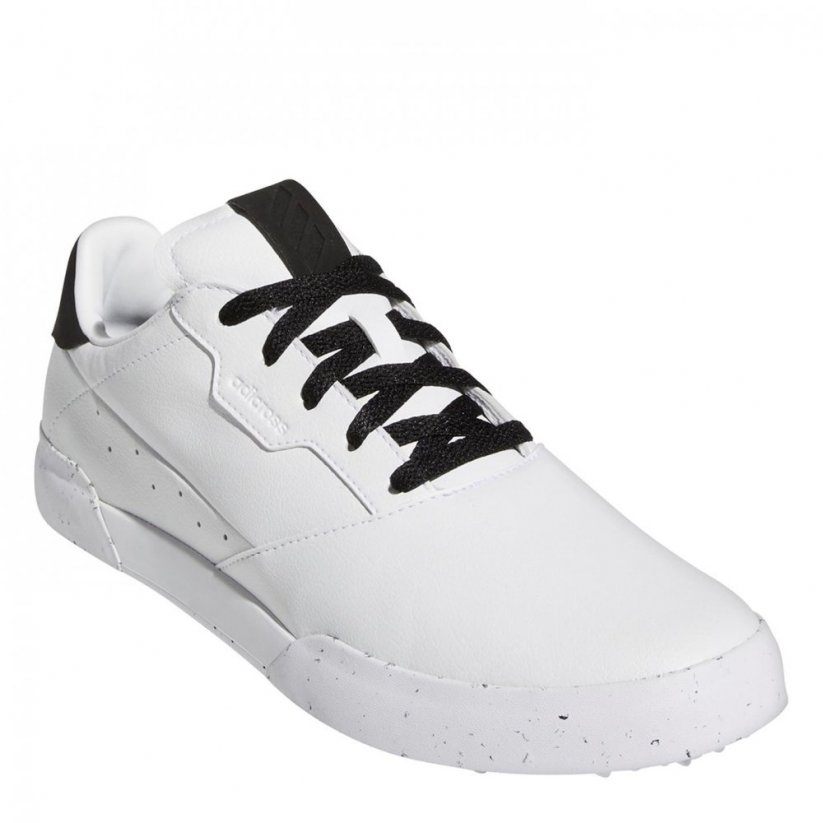 adidas adicross Retro Green Spikeless Golf Shoes Mens White/ Black