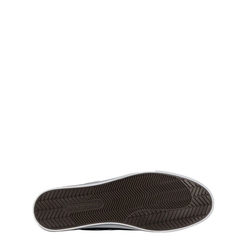 SoulCal Canvas High Trainers Mens Black/White