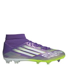 adidas F50 League Mens Firm Ground Football Boots Purple/White