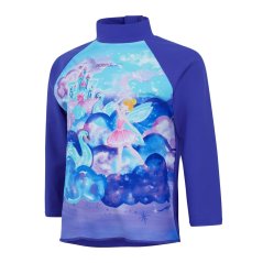 Speedo Kids' Long-Sleeve Performance Gym Top Purple/Pink