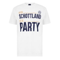 Source Lab Scotland Party T-shirt Adults White