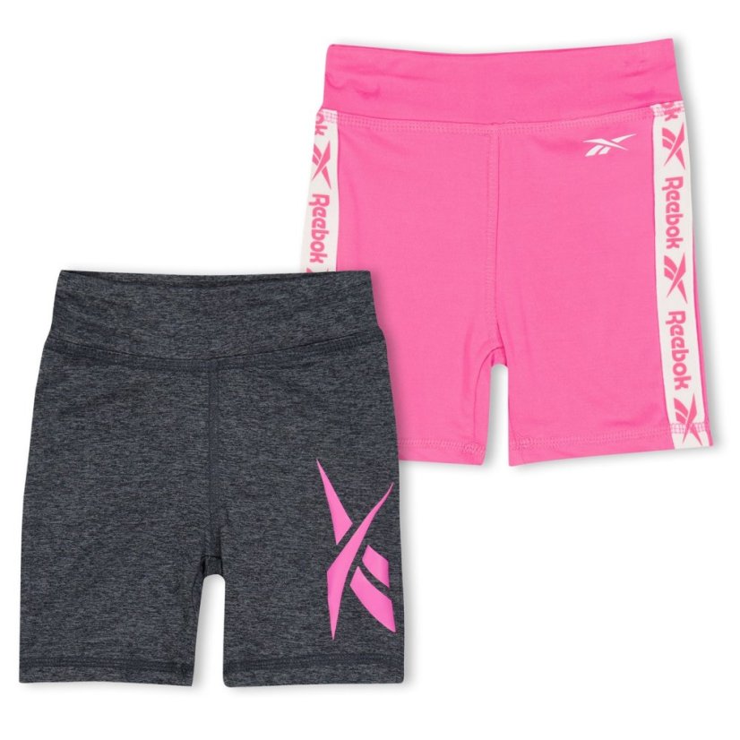 Reebok Kids' Jersey Jogger Shorts Sugar Plum