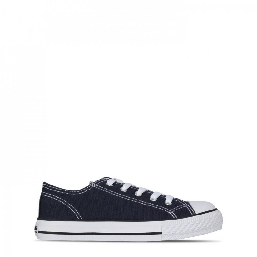 SoulCal Canvas Low Childrens Canvas Shoes Navy
