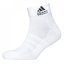 adidas Ankle Socks 3 Pack MegGreyHtr