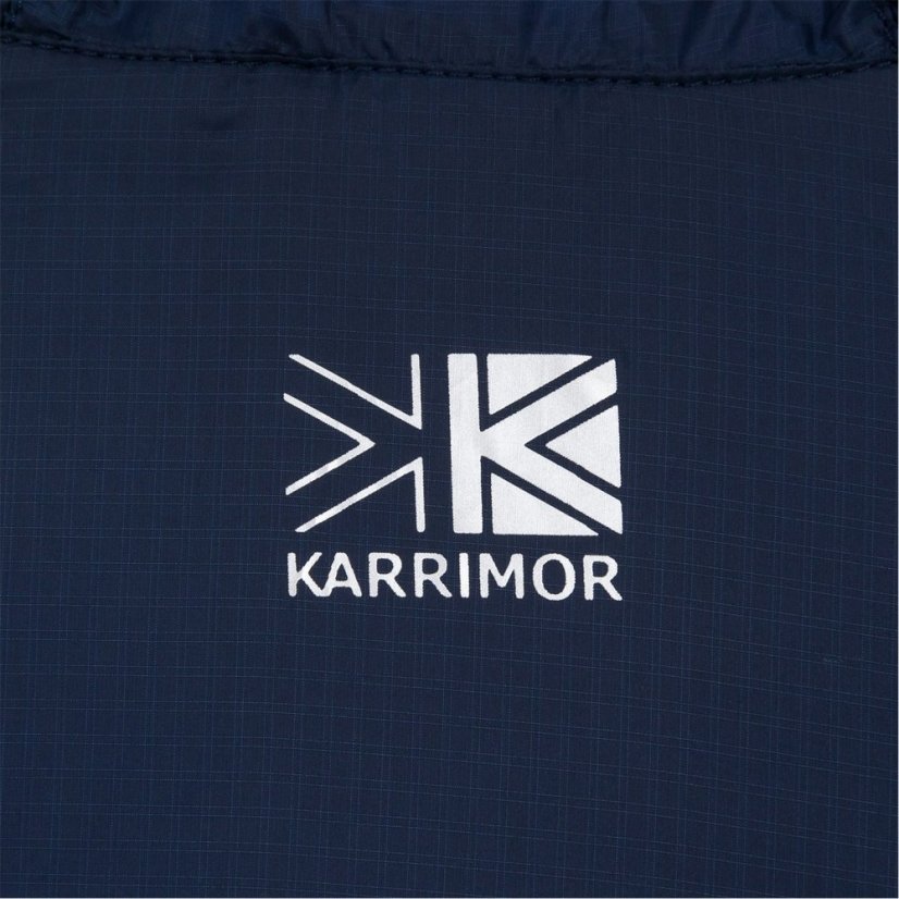 Karrimor Kids' Lightweight Weather-Resistant Hooded Long Sleeve Softshell Jacket Navy