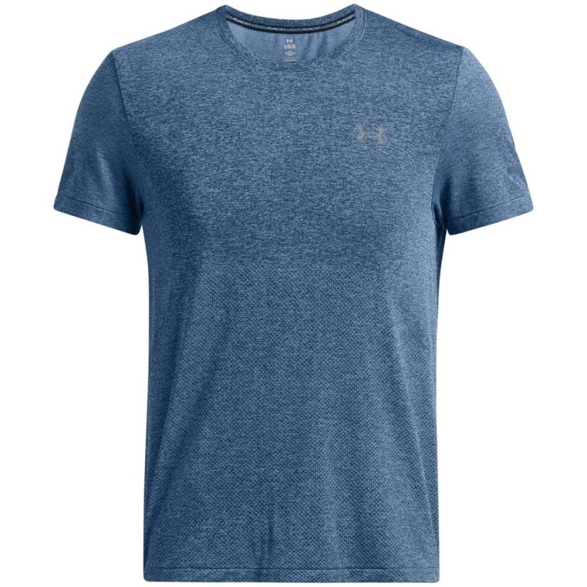 Under Armour Men's Seamless Stride Short-Sleeve Performance Top Blue