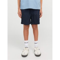 Jack and Jones Linen Shorts Juniors Dark Navy