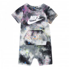 Nike Tie Dye Romper Baby Boys Black