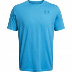 Under Armour Sportstyle Short Sleeve T-Shirt Men's Blue Topaz