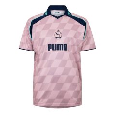 Puma Football Jersey T-Shirt Mens/Unisex Mauve Mist