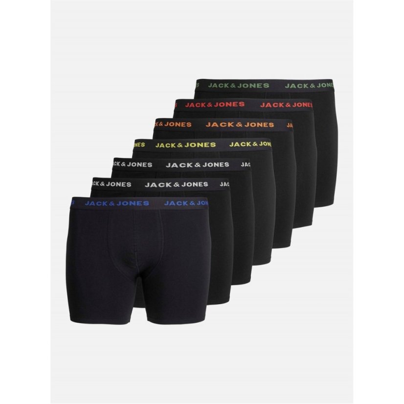 Jack and Jones Jack 7-pack Basic Trunks Plus Size Mens Black