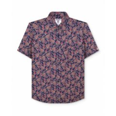 Lambretta Paisley Shirt Navy