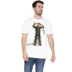 Star Wars Wars Christmas T-shirt Chewbacca Lghts