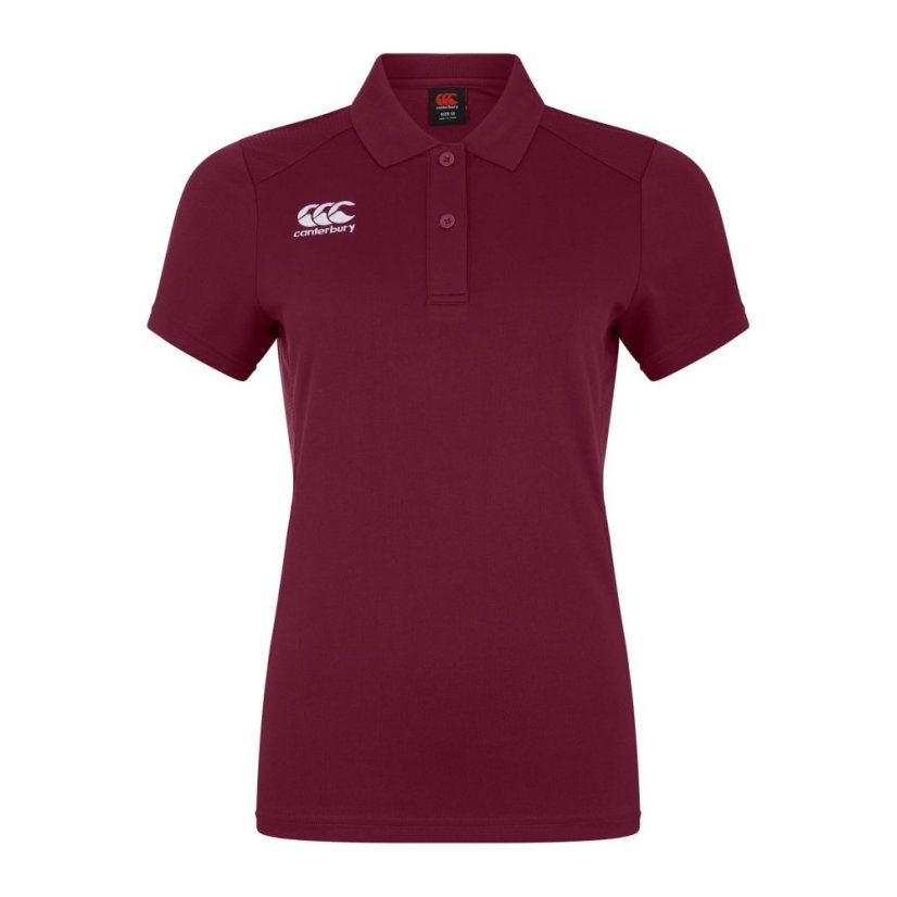 Canterbury Women's Club Dry Short-Sleeve Performance T-Shirt Maroon