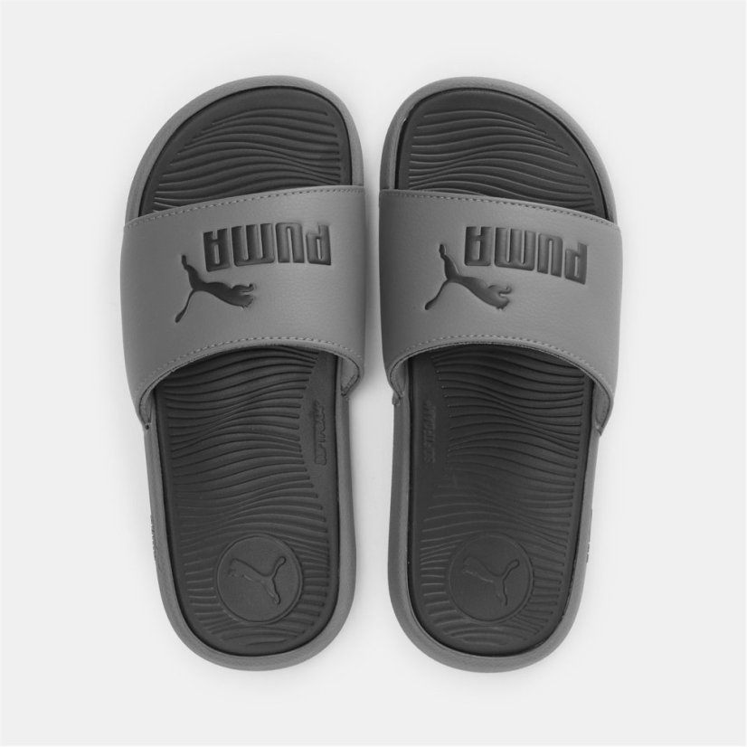 Puma Kids' Cool Cat Pool Slider Dark Grey