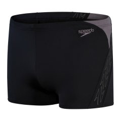 Speedo Hyper Boom Slice Aquashorts Mens Black/Grey