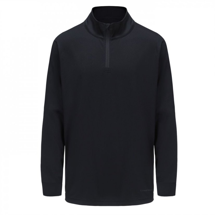Campri Thermal Zip Top Mens Black