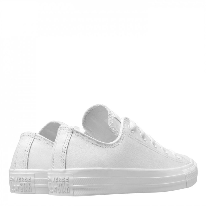 Converse Chuck Taylor All Star Mono Leather Trainers White 100