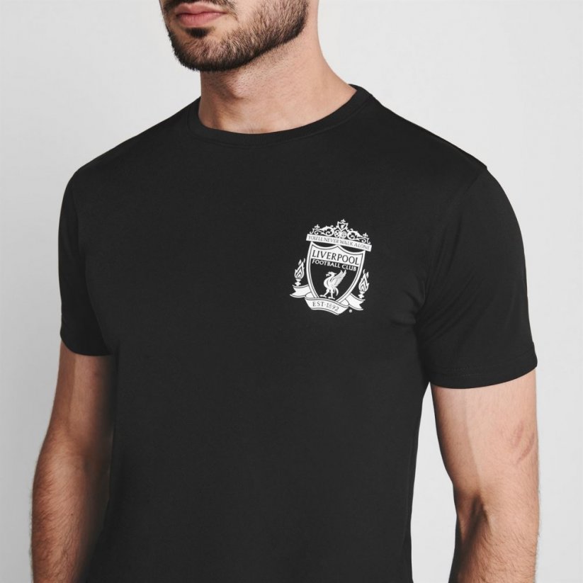 Team LFC Polyester T Shirt Black