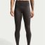 Nike One Seamless Front High-Waisted Leggings Womens Thunder Grey