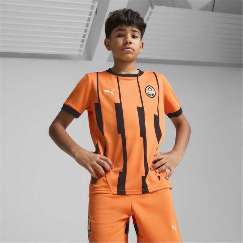 Puma FC Shakhtar Donetsk Home Shirt 2024 2025 Juniors Orange