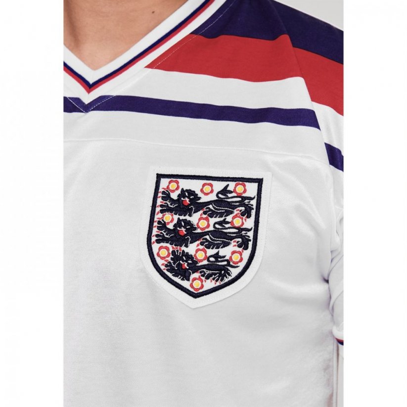 Score Draw England 1982 Home Jersey Mens White